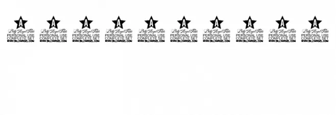 HOKUSAI PERSONAL USE Regular Font OTHER CHARS