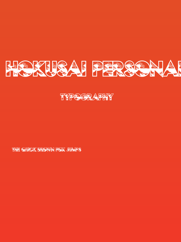 HOKUSAI PERSONAL USE Regular Poster