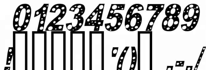 HOLE 2 cursive Font OTHER CHARS