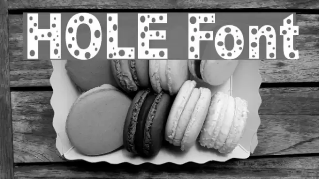 HOLE Font examples