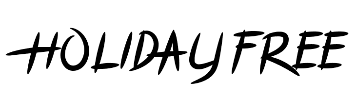 HOLIDAY FREE  Descarca Fonturi Gratis