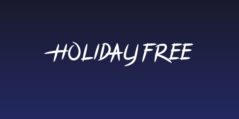 HOLIDAY FREE Social Header