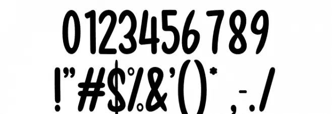 HOLIDAY ZONE Font OTHER CHARS