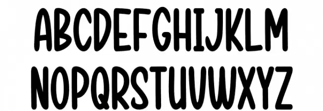 HOLIDAY ZONE Font UPPERCASE