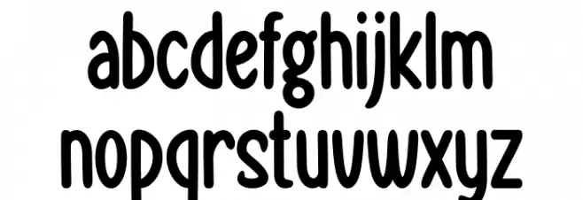 HOLIDAY ZONE Font LOWERCASE