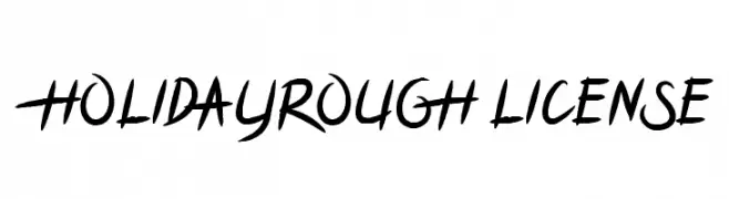 HOLIDAYROUGH LICENSE 