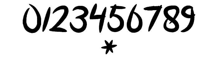 HOLIDAYROUGH LICENSE Font OTHER CHARS
