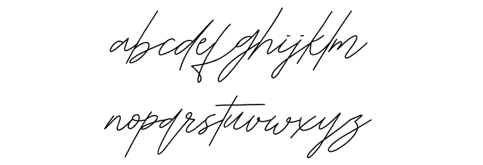 HOLLY SIGNATURE DEMO Font LOWERCASE