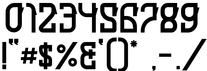 HOLMES Font OTHER CHARS