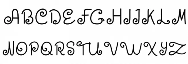 HOLY MOLLYN フォント 大文字