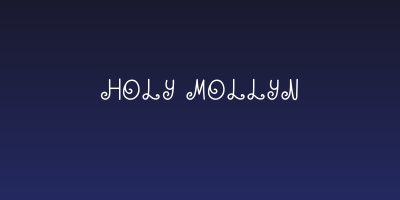 HOLY MOLLYN Social Header