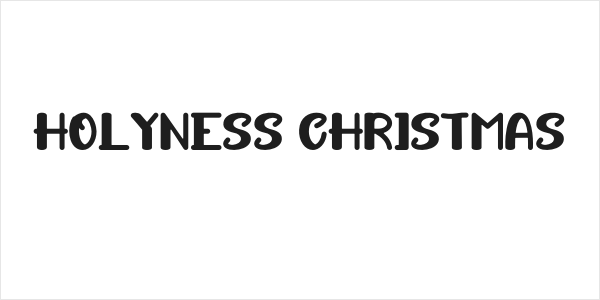 HOLYNESS CHRISTMAS Logo