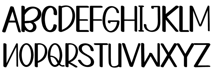 HOMESUNDAYRegular Font LOWERCASE
