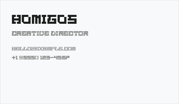 HOMIGOS Business Card