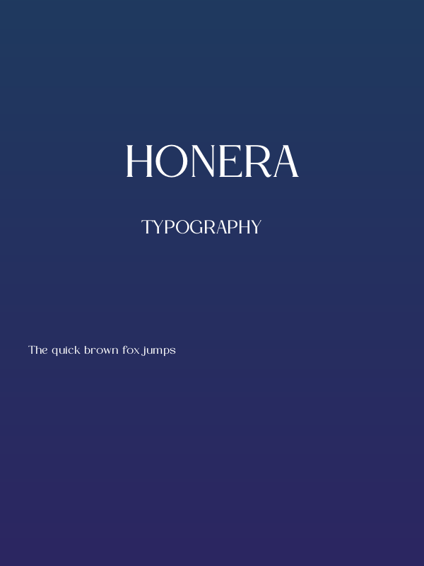 HONERA Poster