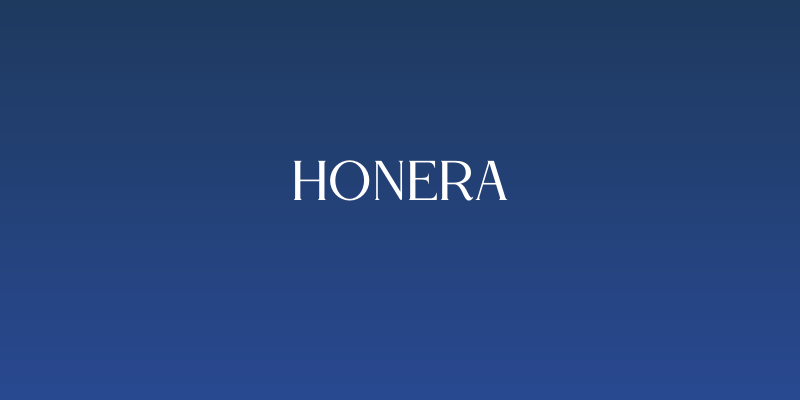 HONERA Social Header