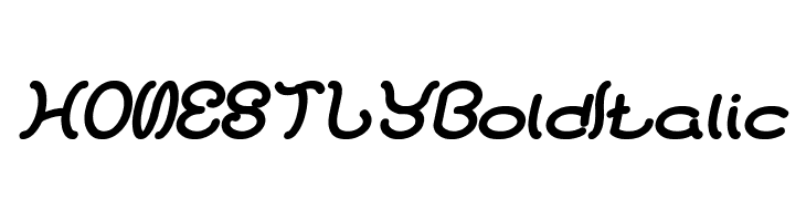 HONESTLY Bold Italic  Descarca Fonturi Gratis