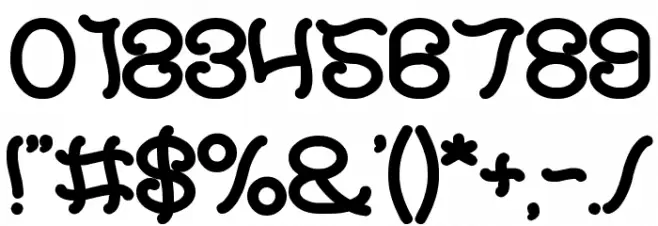 HONESTLY Bold Font OTHER CHARS