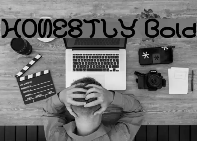 HONESTLY Bold Font examples