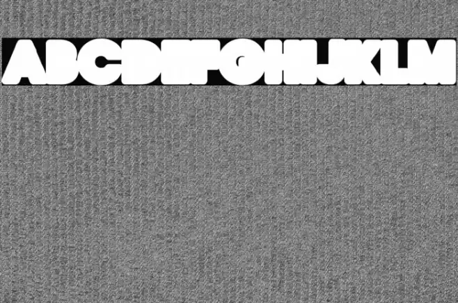 HONEYCOMB BACK PERSONAL USE Regular Font examples