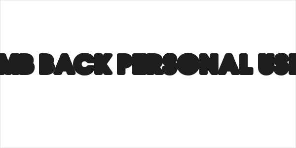 HONEYCOMB BACK PERSONAL USE Regular Logo