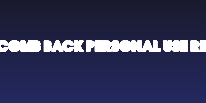 HONEYCOMB BACK PERSONAL USE Regular Social Header