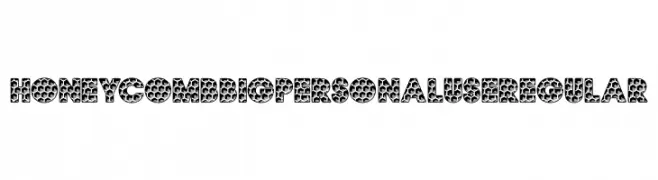 HONEYCOMB BIG PERSONAL USE Regular  免费字体下载