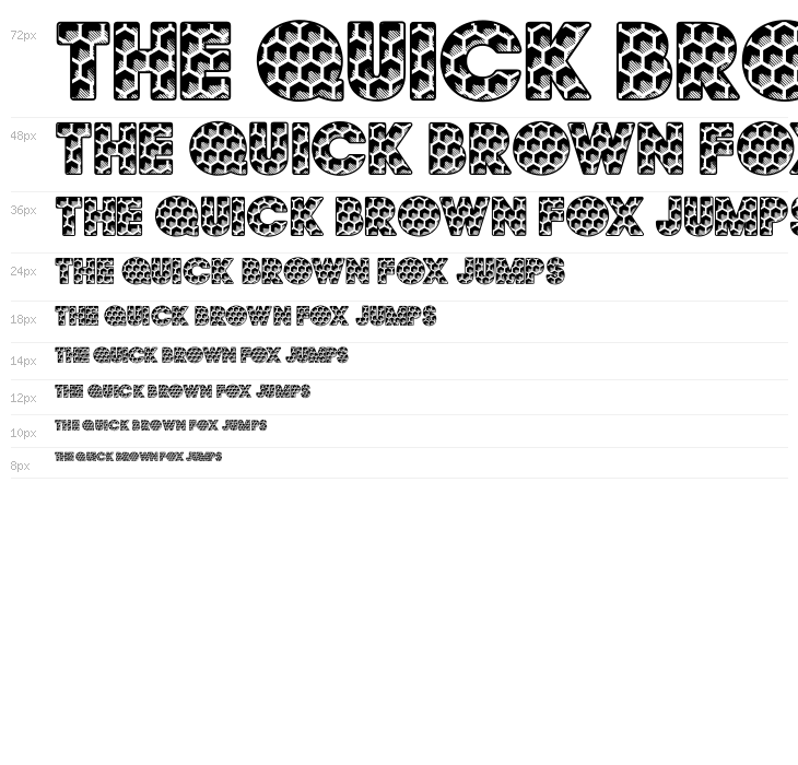 HONEYCOMB BIG PERSONAL USE Regular Waterfall