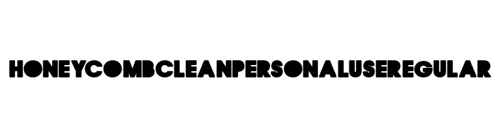 HONEYCOMB CLEAN PERSONAL USE Regular  Fuentes Gratis Descargar