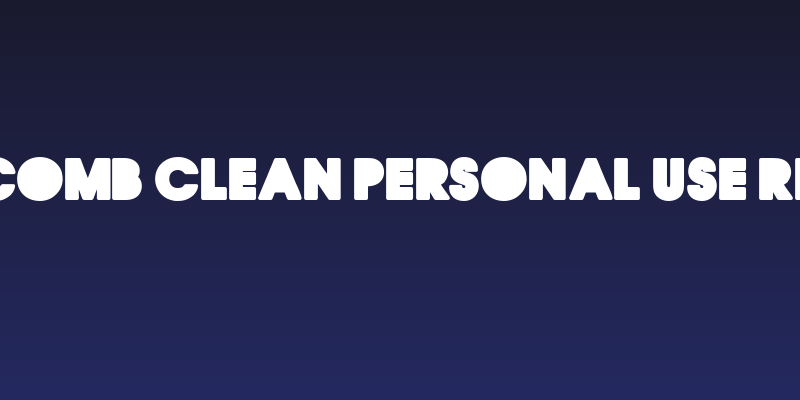 HONEYCOMB CLEAN PERSONAL USE Regular Social Header