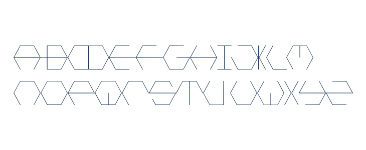 HONEYCOMBED Lowercase