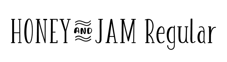 HONEY&JAM Regular  Fuentes Gratis Descargar