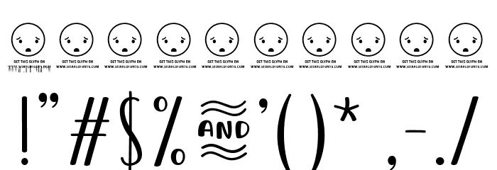 HONEY&JAM Regular Font OTHER CHARS