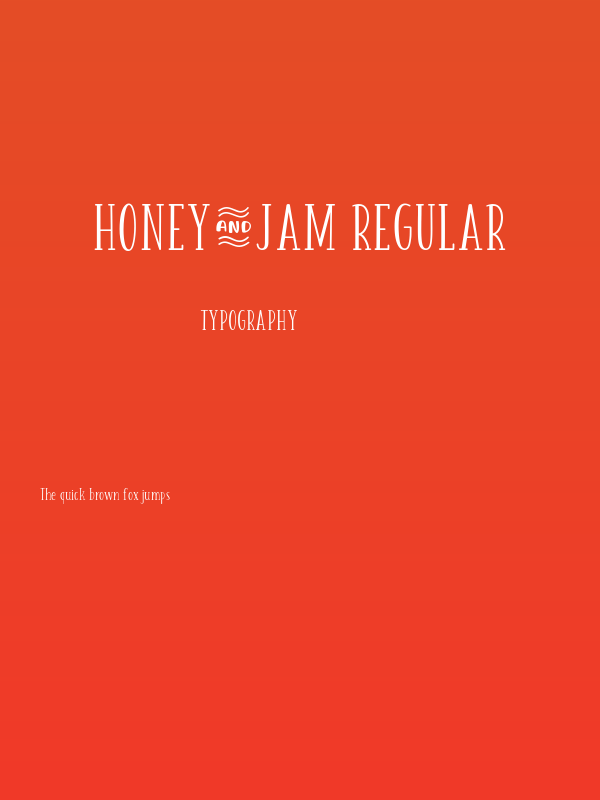 HONEY&JAM Regular Poster