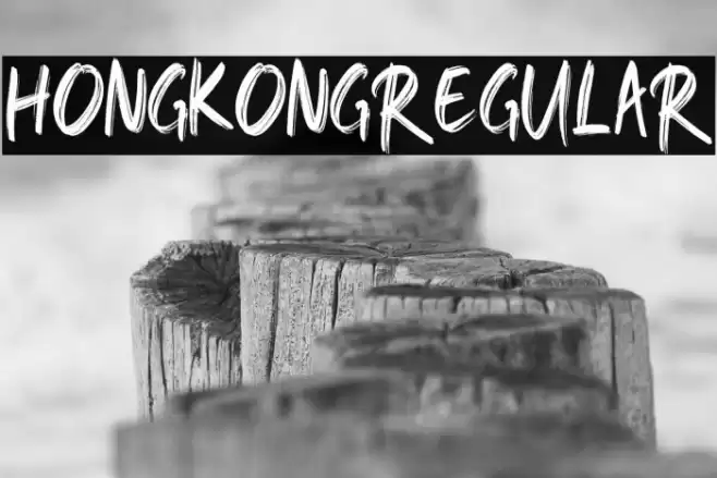 HONGKONG-Regular Font examples