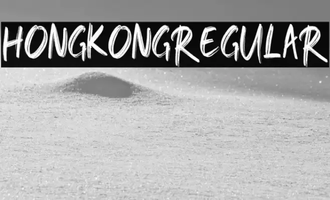 HONGKONG-Regular Font examples