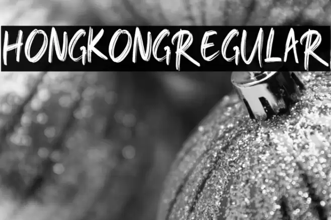 HONGKONG-Regular Font examples