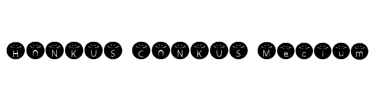 HONKUS CONKUS Medium  baixar fontes gratis