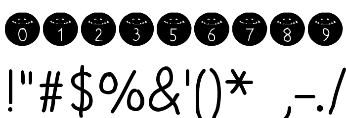 HONKUS CONKUS Medium Font OTHER CHARS