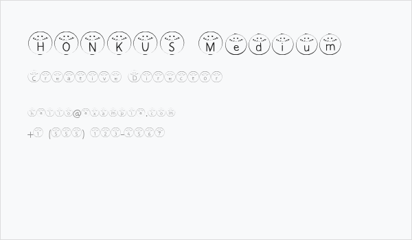 HONKUS Medium Business Card