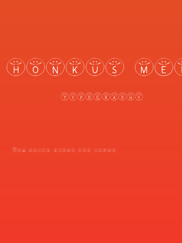 HONKUS Medium Poster
