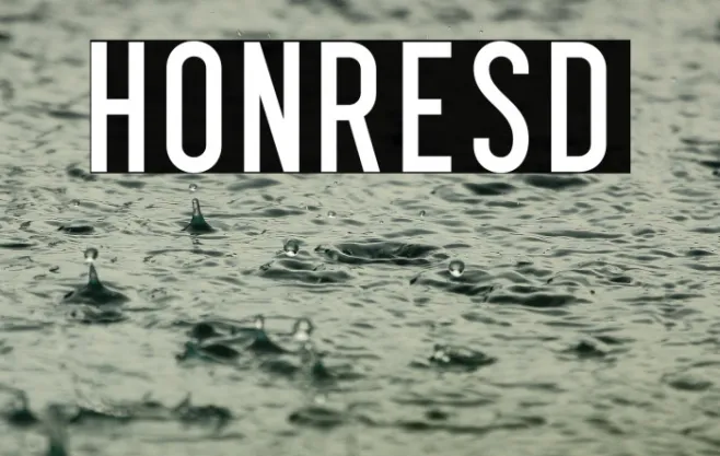 HONRESD Example 1