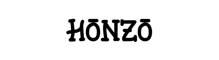 HONZO  Free Fonts Download