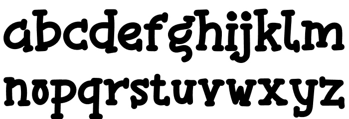HONZO Font LOWERCASE