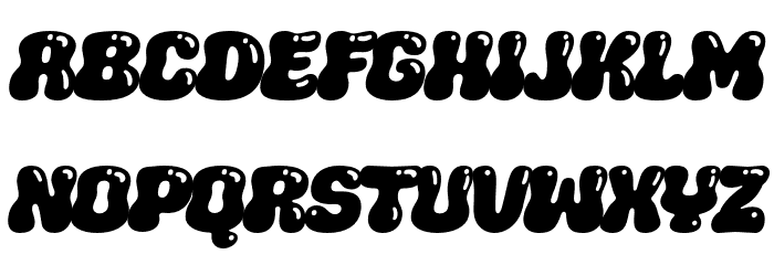 HOPALOPEBUBBLETRIAL-Regular Font LOWERCASE