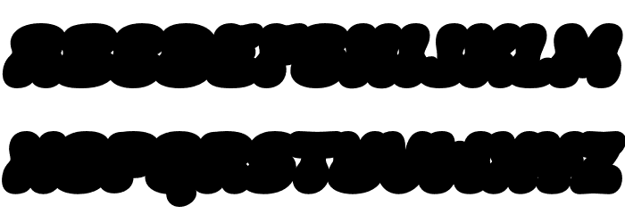 HOPALOPEEXTRUDETRIAL-Regular Font LOWERCASE