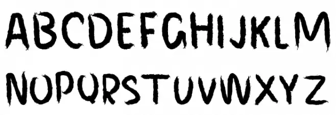 HORROR MEMORIES Font Litere mari