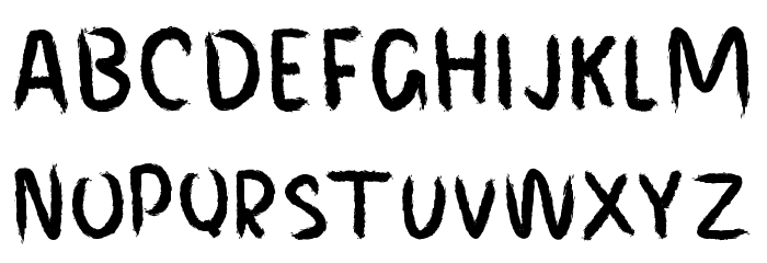 HORROR MEMORIES Font LOWERCASE