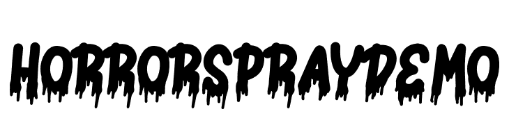 HORROR SPRAY DEMO  Fuentes Gratis Descargar