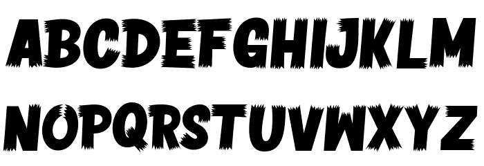 HORROR VISION Font LOWERCASE